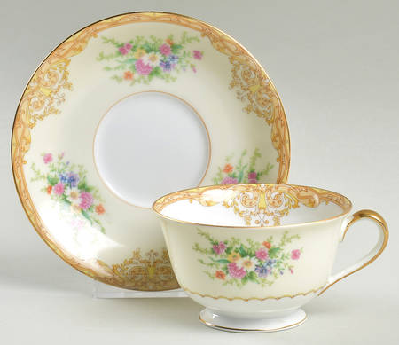 Ahlen Footed Cup & Saucer Set