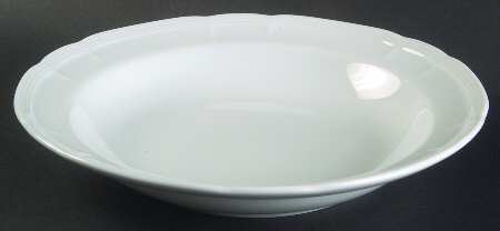 Provence White Large Rim Soup Bowl
