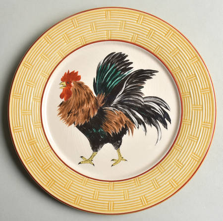 Cour Normandie Golden Straw Salad/Dessert Plate