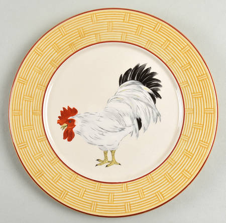 Cour Normandie Golden Straw Salad/Dessert Plate