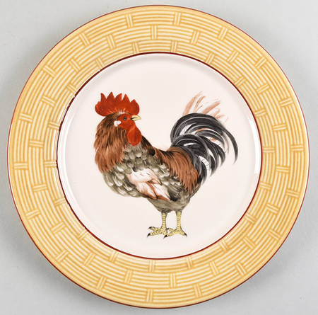 Cour Normandie Golden Straw Salad/Dessert Plate