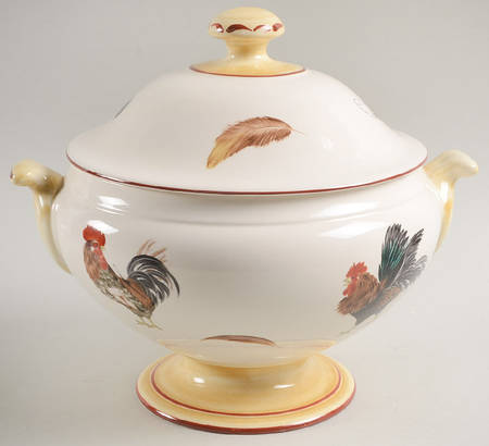 Cour Normandie Golden Straw Tureen &  Lid