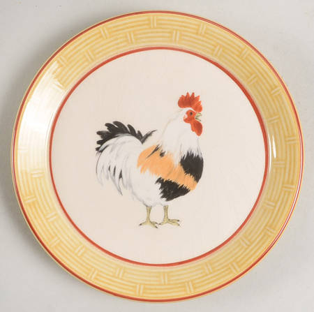 Cour Normandie Golden Straw Canape Plate