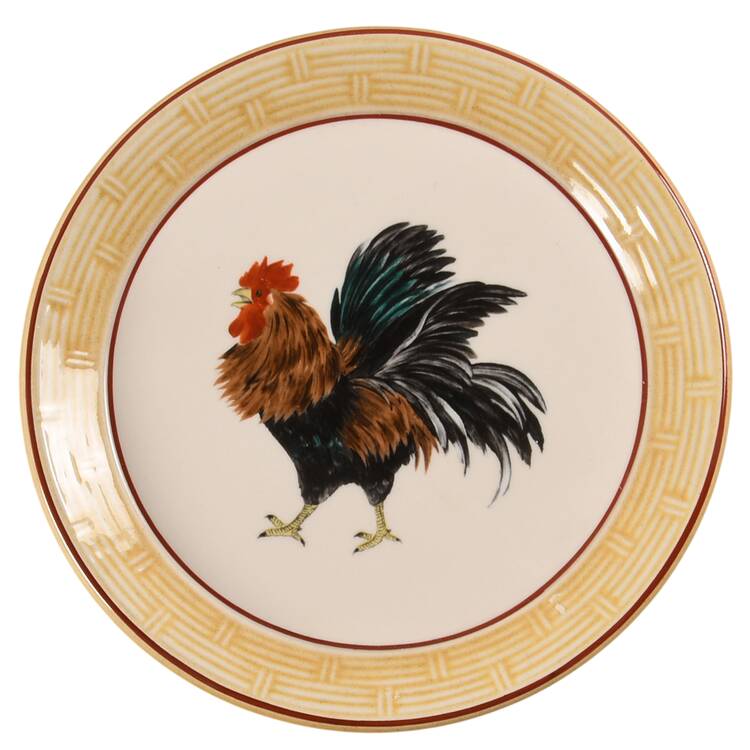 Cour Normandie Golden Straw Canape Plate