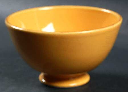 Maintenon Patine Yellow Footed Cereal Bowl