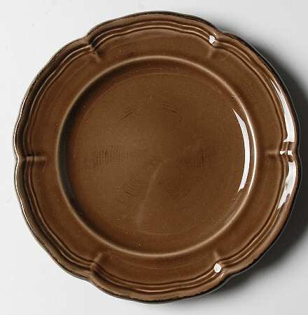 Maintenon Patine Chocolate Bread & Butter Plate