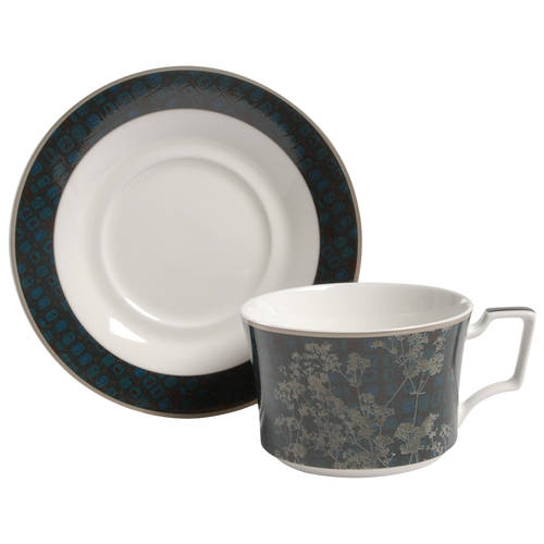 Verdena Flat Cup & Saucer Set
