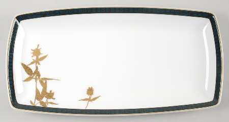 Verdena Gold 14" Rectangular Serving Platter
