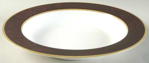 Mahogany Rose 11" Individual Pasta Bowl