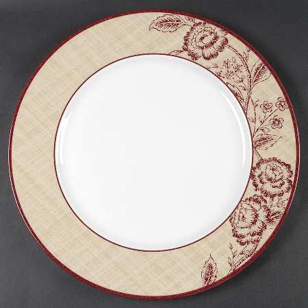 Tapestry Rose 12" Chop Plate (Round Platter)