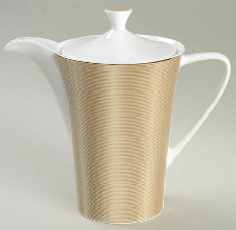 Silk Champagne Tea/Coffee Pot & Lid