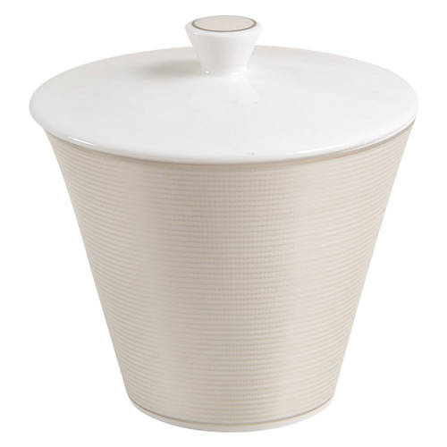 Silk Platinum Sugar Bowl & Lid
