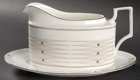 Metronome Gravy Boat & Underplate (Relish/Butter)
