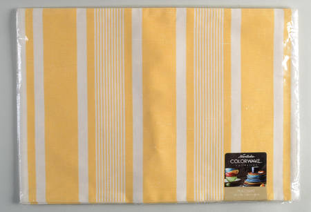 Colorwave Mustard Cloth Placemat - Set of 4