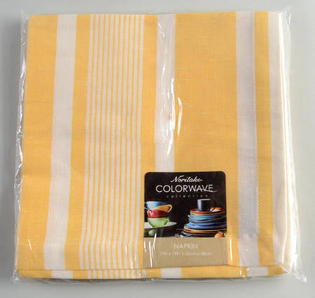 Colorwave Mustard Cloth Napkin - Set of 4