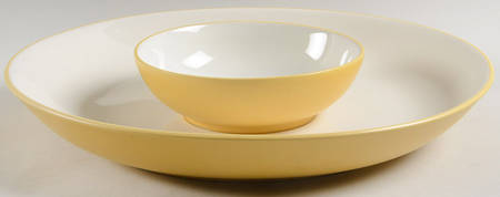 Colorwave Mustard (2 Piece) Chip & Dip Set by Noritake