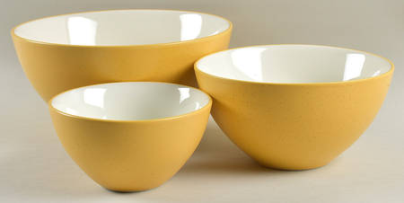 Colorwave Mustard Mixing Bowl Set (MB10, MB7, MB6)