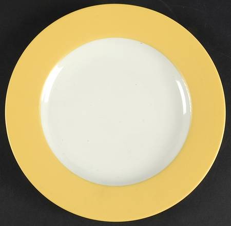 Colorwave Mustard Salad Plate by Noritake