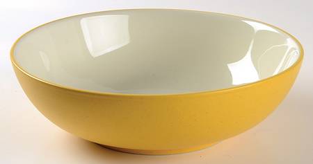 Colorwave Mustard 9" Round Vegetable Bowl
