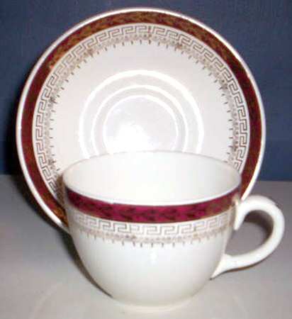 NOS1 Flat Cup & Saucer Set