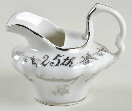 Silver Anniversary Individual Creamer
