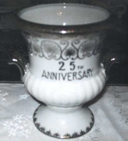 Silver Anniversary Open Jar/Urn