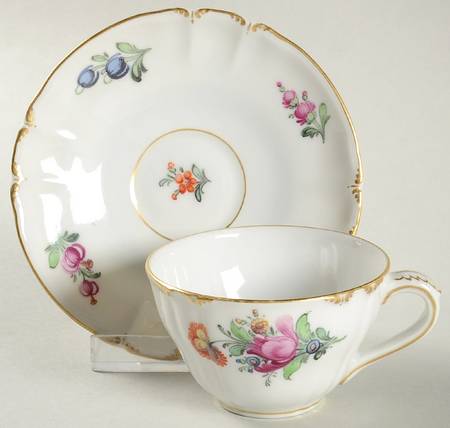 7557 Flat Demitasse Cup & Saucer Set