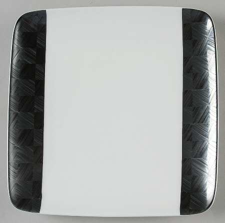 Zinc2 Square Salad Plate