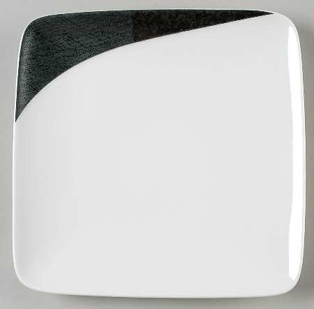Metaal Square Salad Plate