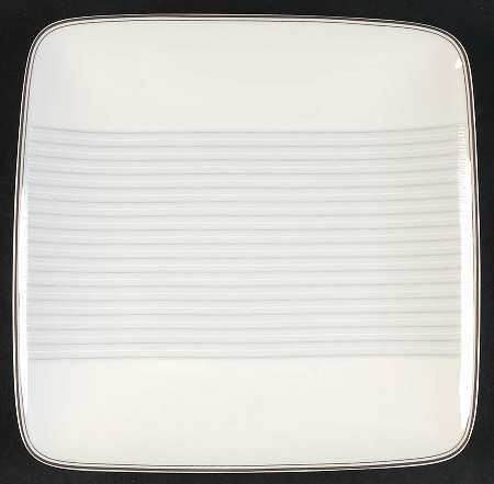 Windsor Platinum Square Salad Plate