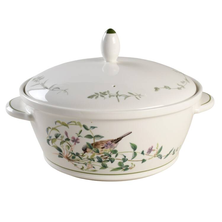 Country Diary 2.5 Qt Round Covered Casserole