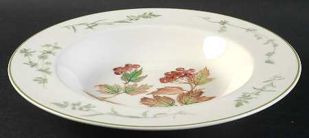 Country Diary Large Rim Soup Bowl