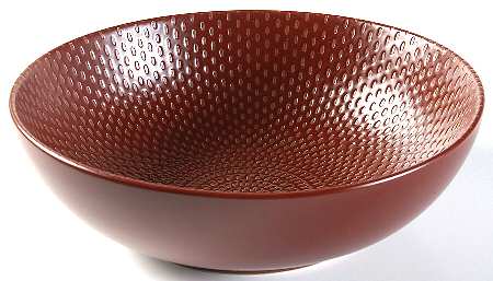 Red Pepper 9" Round Vegetable Bowl