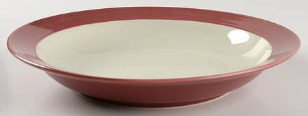 Kona Burgundy 10" Individual Pasta Bowl
