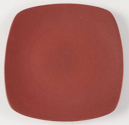 Kona Burgundy Square Dinner Plate