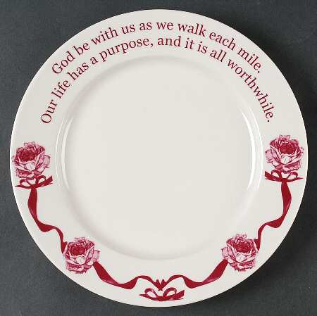 Grace Cranberry (Series 102) Dinner Plate