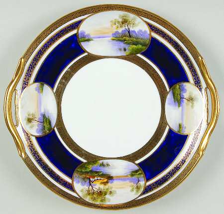 N3301 Handled Cake Plate