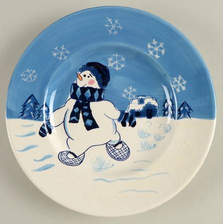 Winter Valley Salad Plate