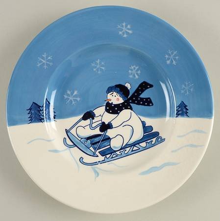 Winter Valley Salad Plate
