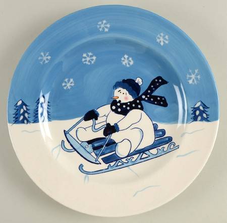 Winter Valley Dinner Plate