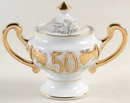 50th Anniversary Sugar Bowl & Lid