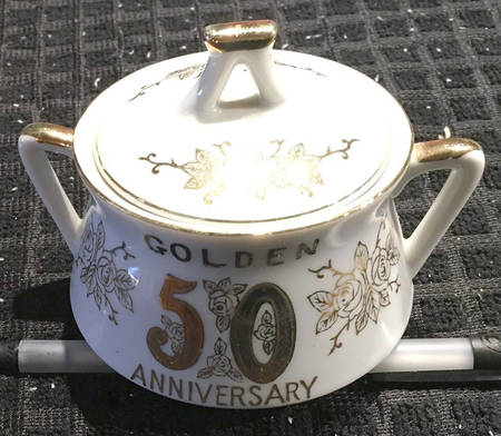 50th Anniversary Sugar Bowl & Lid