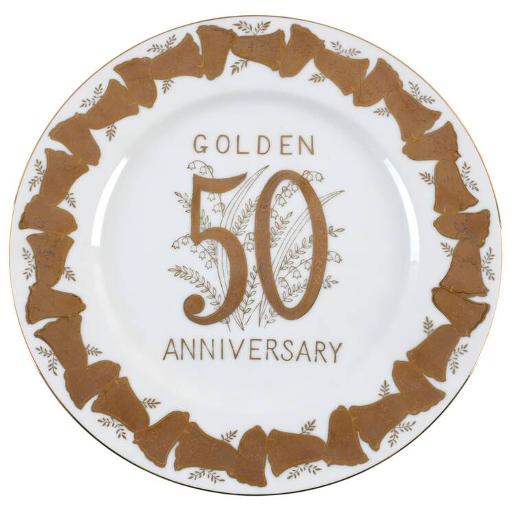 50th Anniversary Dinner Plate