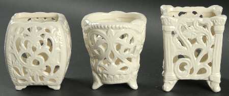 Flea Market Votive Candleholder - Set of 3 Motifs