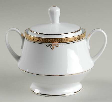 Buckingham Gold Sugar Bowl & Lid