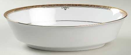 Buckingham Gold 9" Oval Vegetable Bowl
