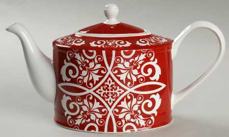 Morrocan Red Teapot & Lid