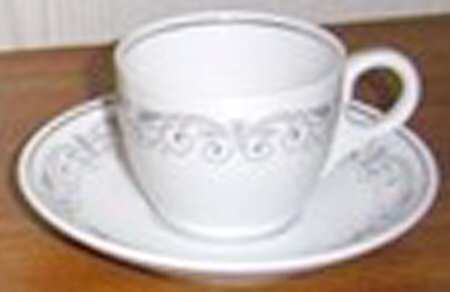 N3445 Flat Cup & Saucer Set