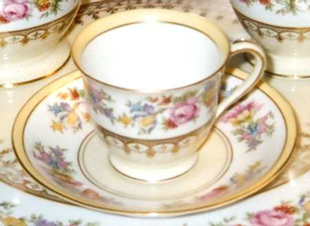 N3448 Footed Demitasse Cup & Saucer Set