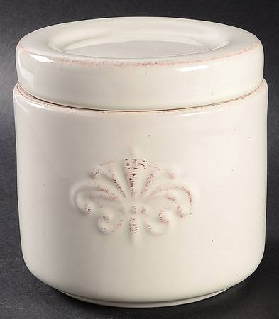 Provence Ivory Small Canister & Lid